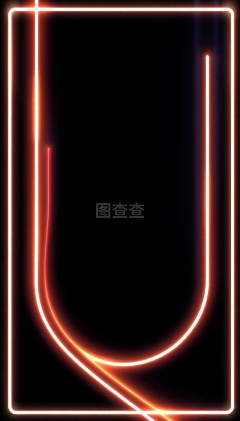 霓虹流彩 抽象城市之梦